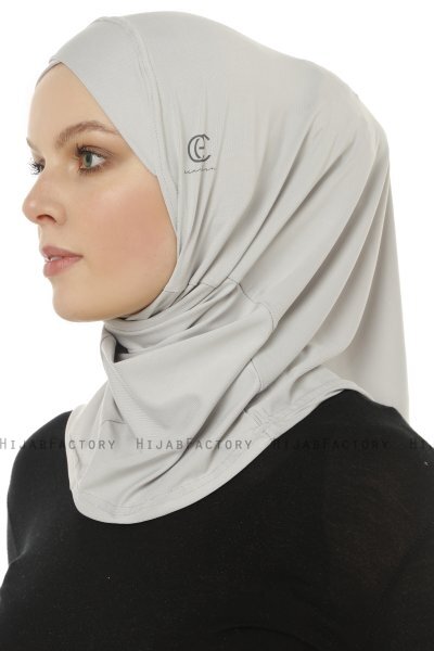 Micro Cross - Hijab One-Piece Gris Claro