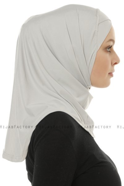 Micro Cross - Hijab One-Piece Gris Claro
