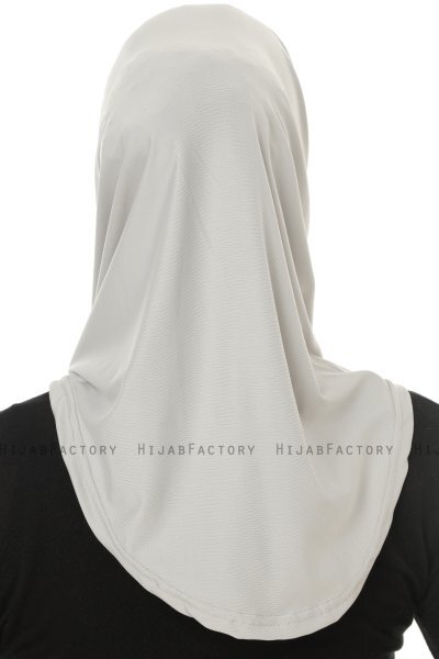 Micro Cross - Hijab One-Piece Gris Claro