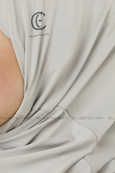 Micro Cross - Hijab One-Piece Gris Claro