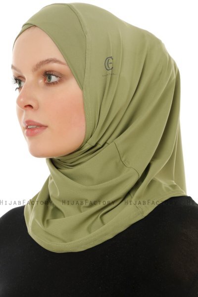 Micro Cross - Hijab One-Piece Verde Oliva