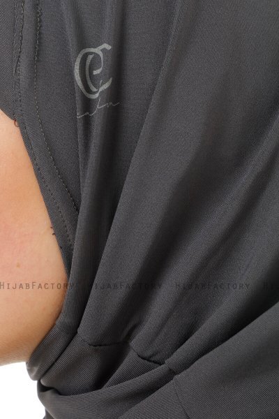 Micro Cross - Hijab One-Piece Antracita