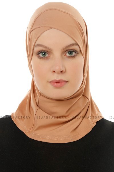 Micro Cross - Hijab One-Piece Caramelo