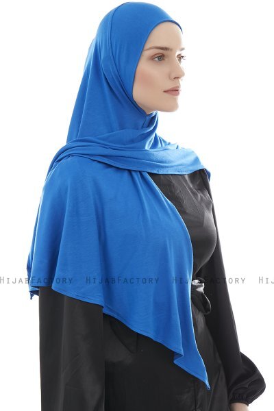 Ajda - Hijab Azul Con Cremallera