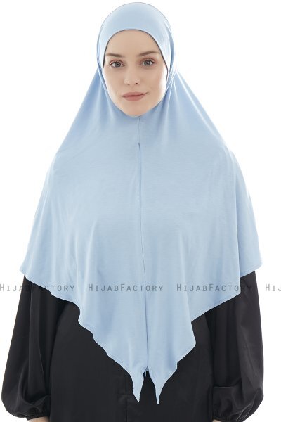 Ajda - Hijab Azul Claro Con Cremallera