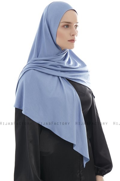 Ajda - Hijab Índigo Con Cremallera