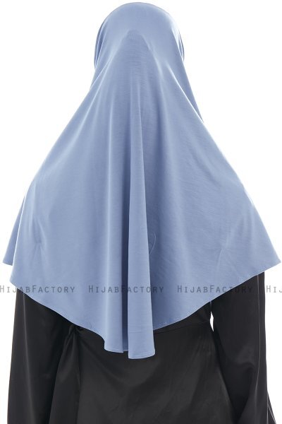 Ajda - Hijab Índigo Con Cremallera