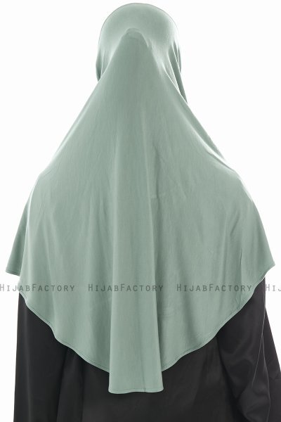 Ajda - Hijab Verde Con Cremallera