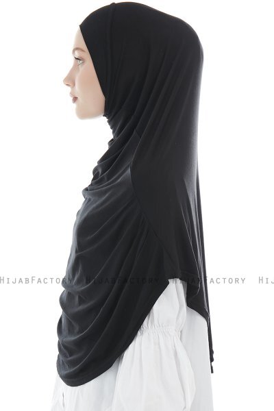 Roxelana - Hijab Al Amira Negro Larga