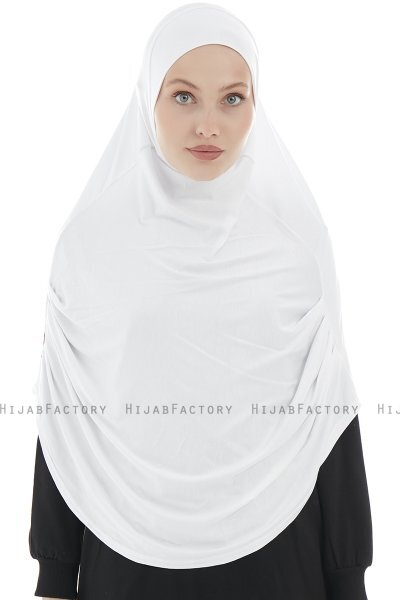 Roxelana - Hijab Al Amira Blanco Larga