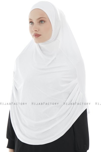 Roxelana - Hijab Al Amira Blanco Larga
