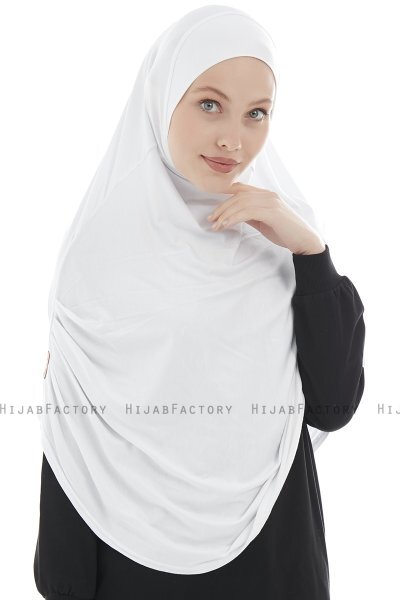 Roxelana - Hijab Al Amira Blanco Larga