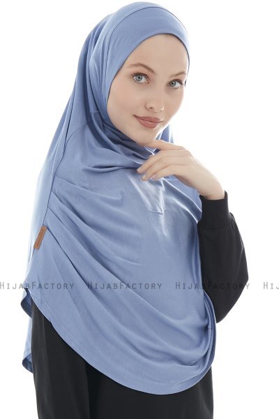 Roxelana - Hijab Al Amira Índigo Larga