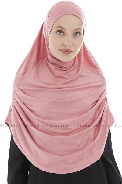Roxelana - Hijab Al Amira Rosa Oscuro Larga