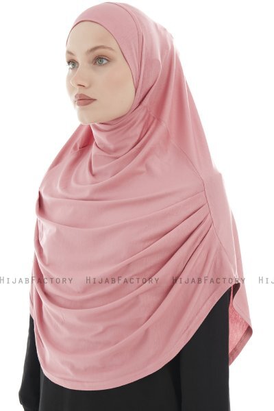Roxelana - Hijab Al Amira Rosa Oscuro Larga