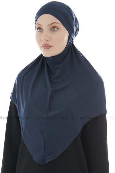 Sefa - Hijab Al Amira Azul Marino One-Piece