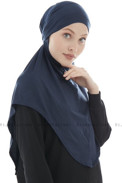 Sefa - Hijab Al Amira Azul Marino One-Piece