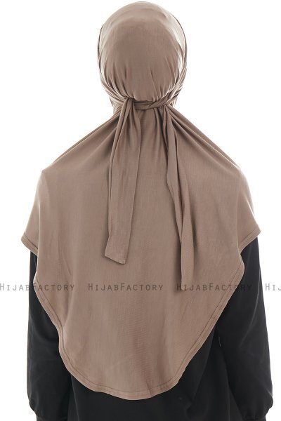 Sefa - Hijab Al Amira Taupe Oscuro One-Piece