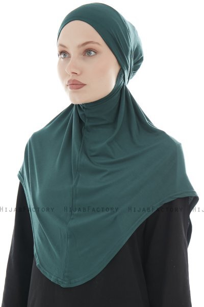 Sefa - Hijab Al Amira Verde Oscuro One-Piece