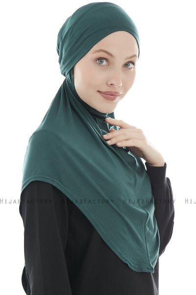 Sefa - Hijab Al Amira Verde Oscuro One-Piece