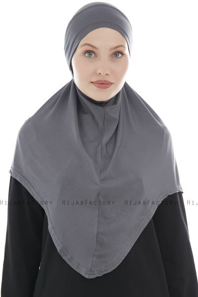 Sefa - Hijab Al Amira Gris Oscuro One-Piece