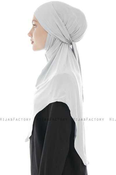 Sefa - Hijab Al Amira Gris Claro One-Piece