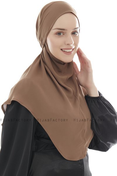 Ebrar - Hijab Al Amira Crepe Chiffon Marrón