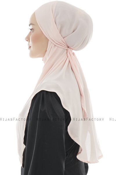 Ebrar - Hijab Al Amira Crepe Chiffon Rosa De Antaño