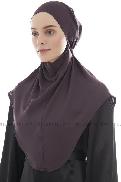 Ebrar - Hijab Al Amira Crepe Chiffon Púrpura