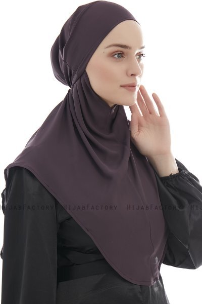 Ebrar - Hijab Al Amira Crepe Chiffon Púrpura