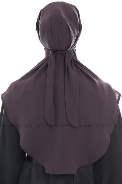 Ebrar - Hijab Al Amira Crepe Chiffon Púrpura