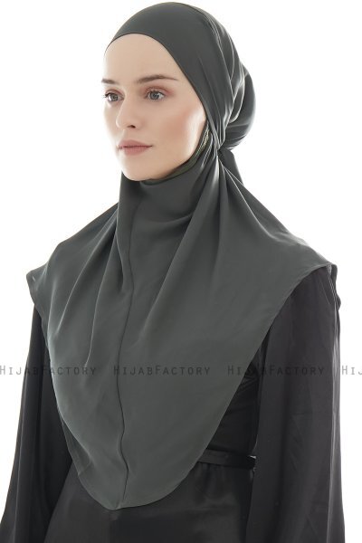 Ebrar - Hijab Al Amira Crepe Chiffon Caqui