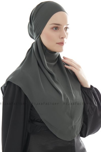 Ebrar - Hijab Al Amira Crepe Chiffon Caqui