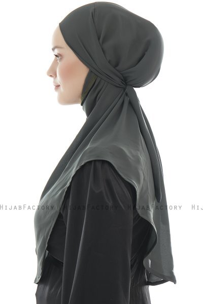 Ebrar - Hijab Al Amira Crepe Chiffon Caqui