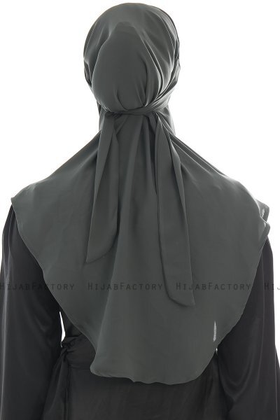 Ebrar - Hijab Al Amira Crepe Chiffon Caqui