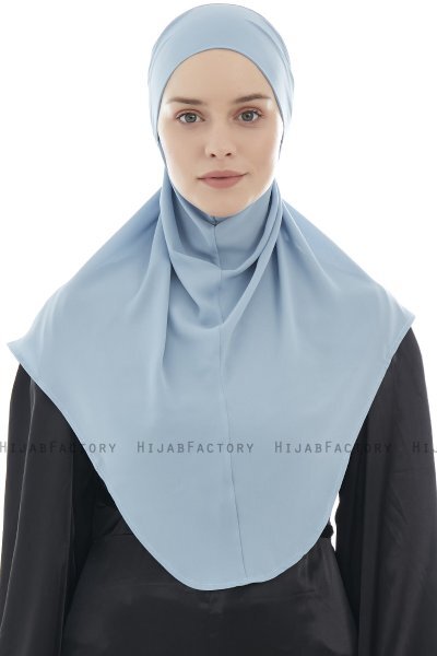 Ebrar - Hijab Al Amira Crepe Chiffon Azul Claro