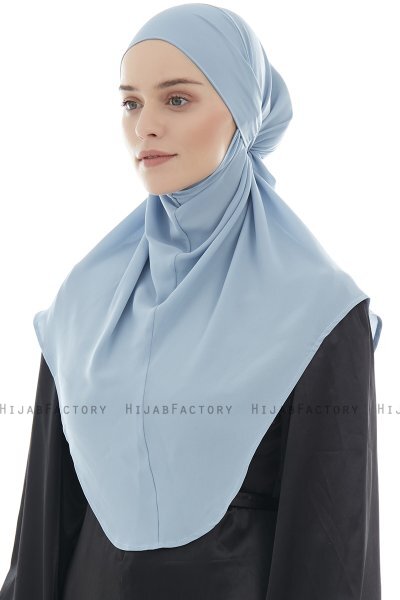 Ebrar - Hijab Al Amira Crepe Chiffon Azul Claro