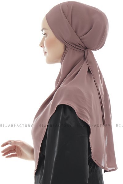 Ebrar - Hijab Al Amira Crepe Chiffon Ciruelas