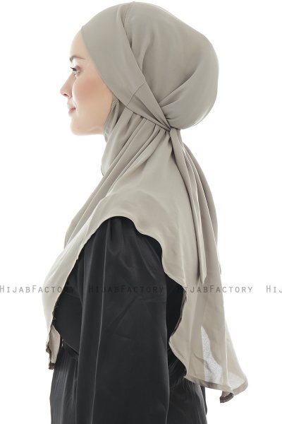 Ebrar - Hijab Al Amira Crepe Chiffon Sand 