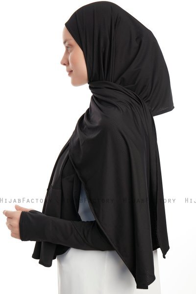 Azize - Pro Scarf Sport Hijab Set Negro