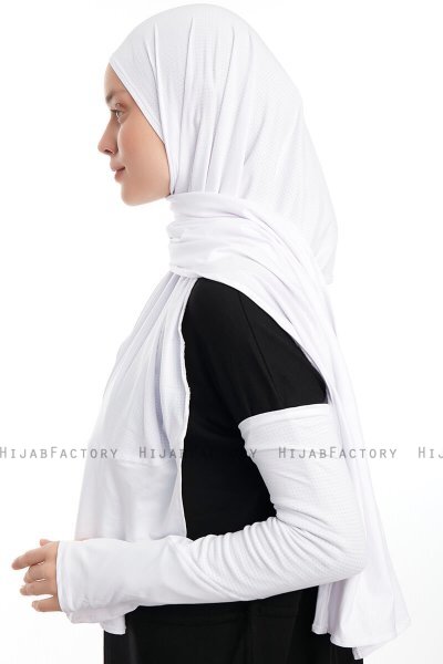Azize - Pro Scarf Sport Hijab Set Blanco