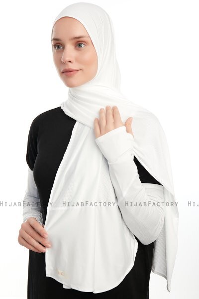 Azize - Pro Scarf Sport Hijab Set Crema
