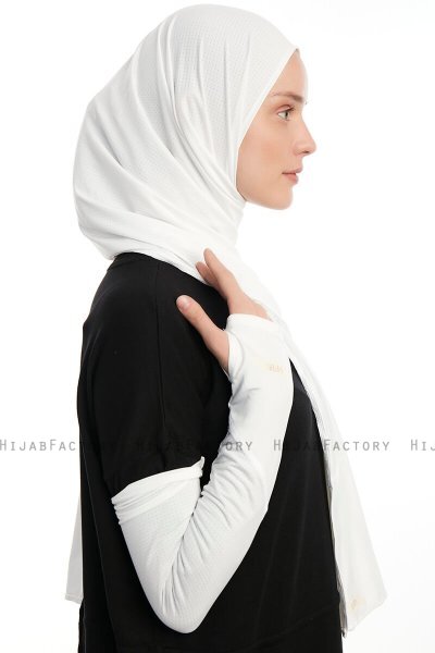 Azize - Pro Scarf Sport Hijab Set Crema