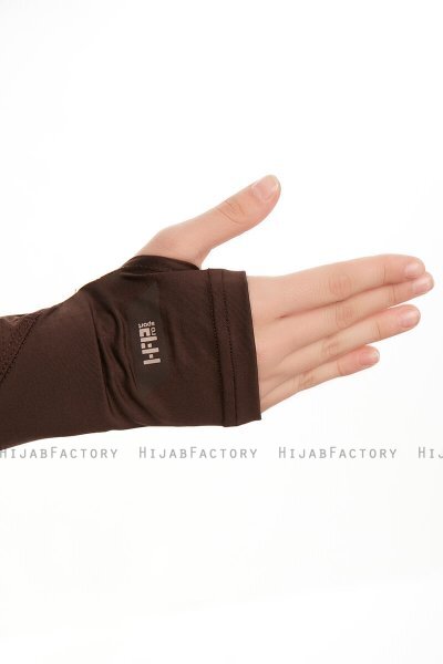 Azize - Pro Scarf Sport Hijab Set Marrón