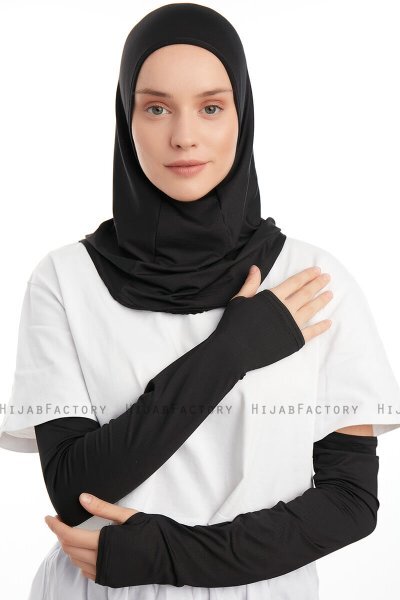 Bayda - Pro Sport Hijab Set Negro