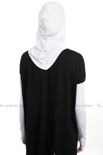 Bayda- Pro Sport Hijab Set Blanco