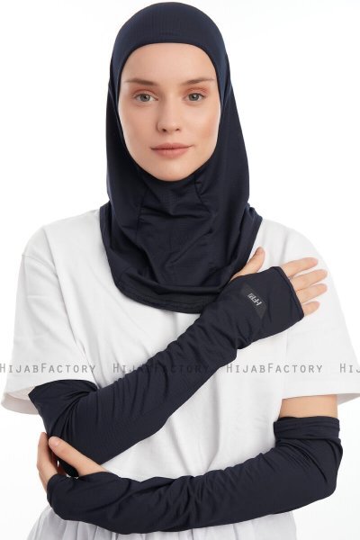 Bayda - Pro Sport Hijab Set Azul Marino