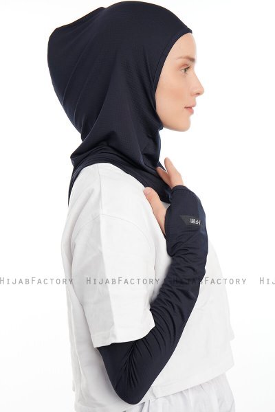 Bayda - Pro Sport Hijab Set Azul Marino