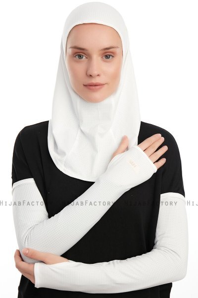 Bayda - Pro Sport Hijab Set Crema