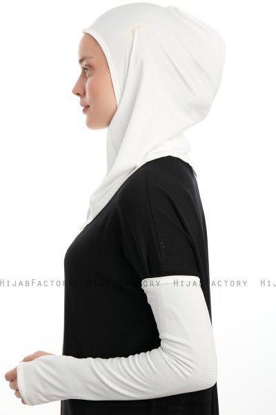 Bayda - Pro Sport Hijab Set Crema